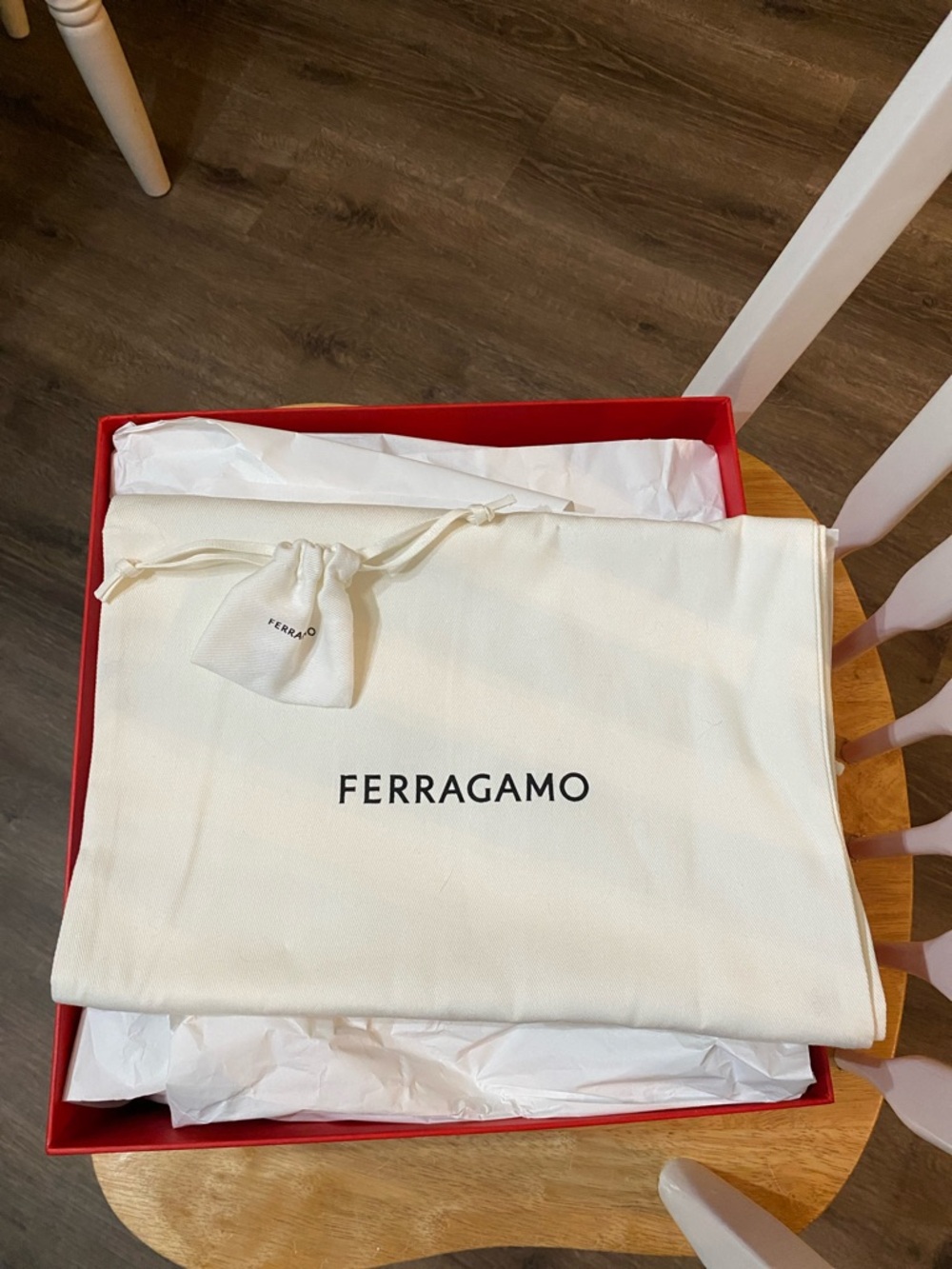 Ferragamo Odette size 8 black patent stilettos with gold accent - Picture 6 of 9